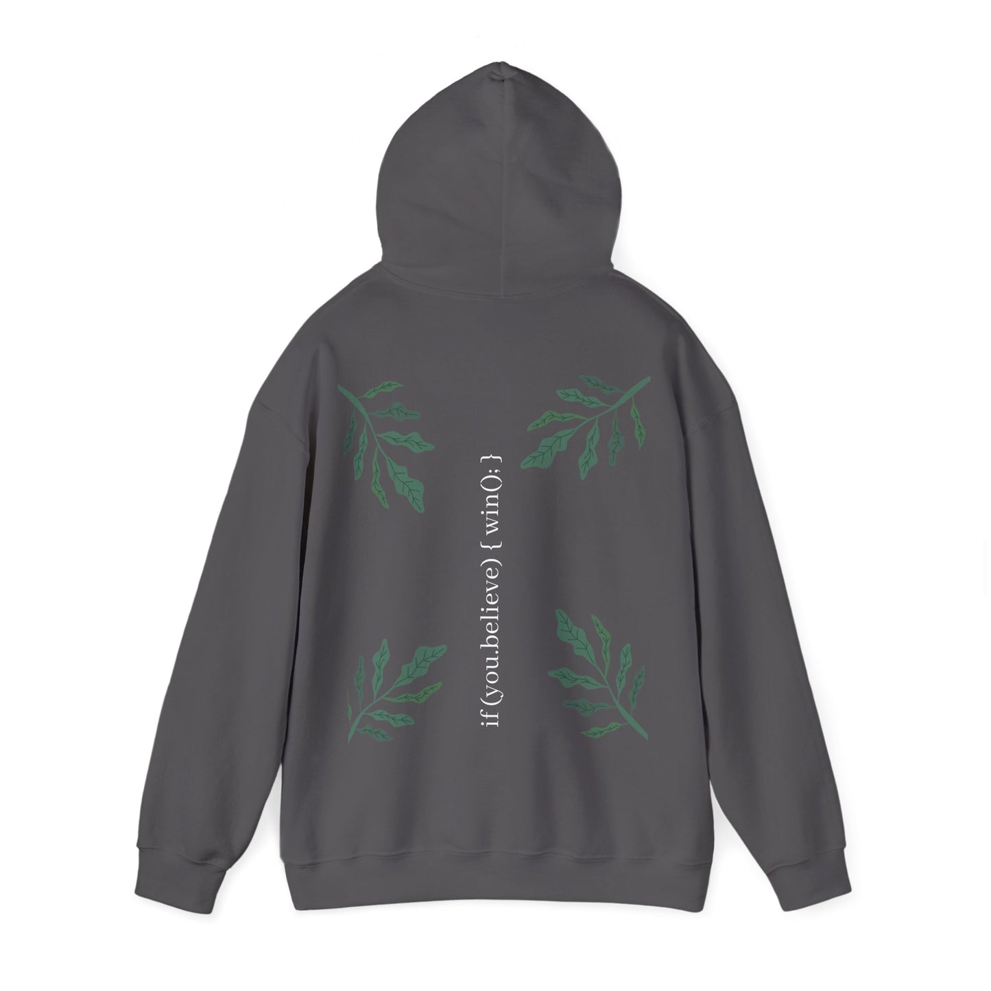 if (you.believe) { win(); } - Hoodie